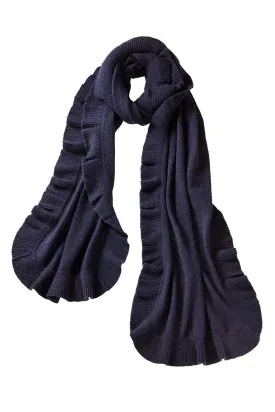Ruffle Wrap - True Navy