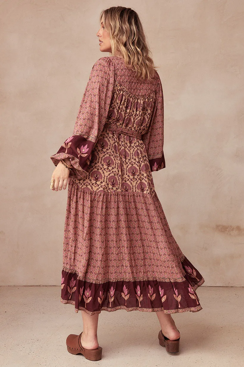 Spell Chateau Boho Gown - Grape