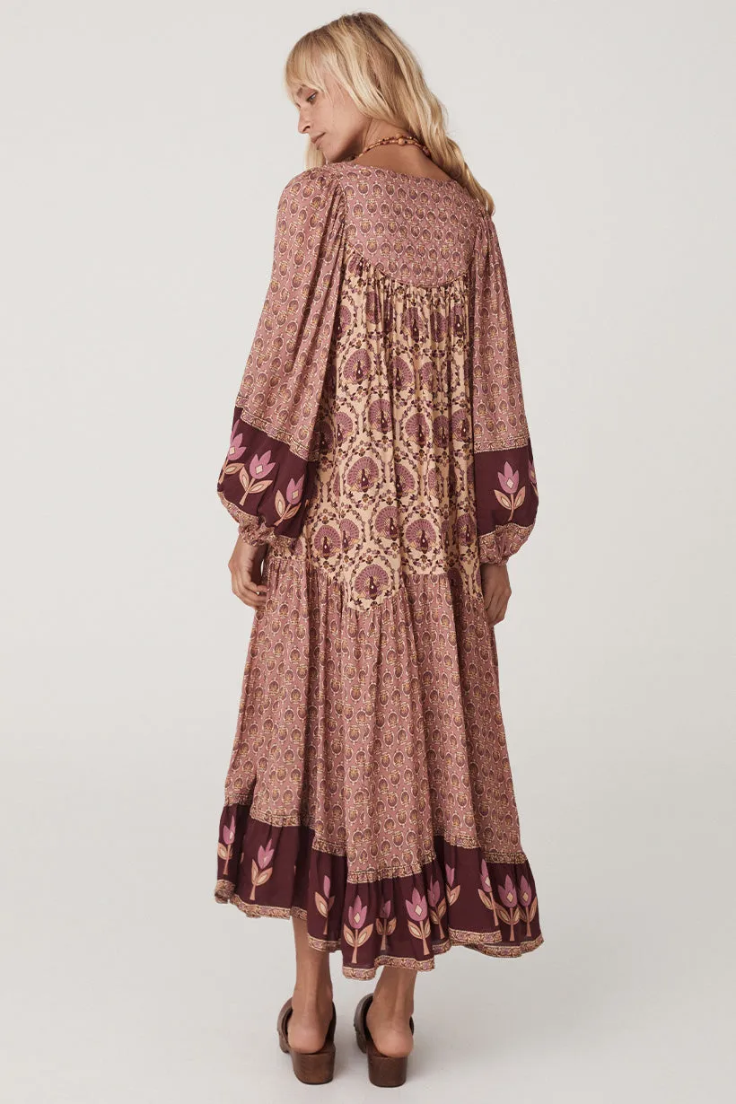 Spell Chateau Boho Gown - Grape