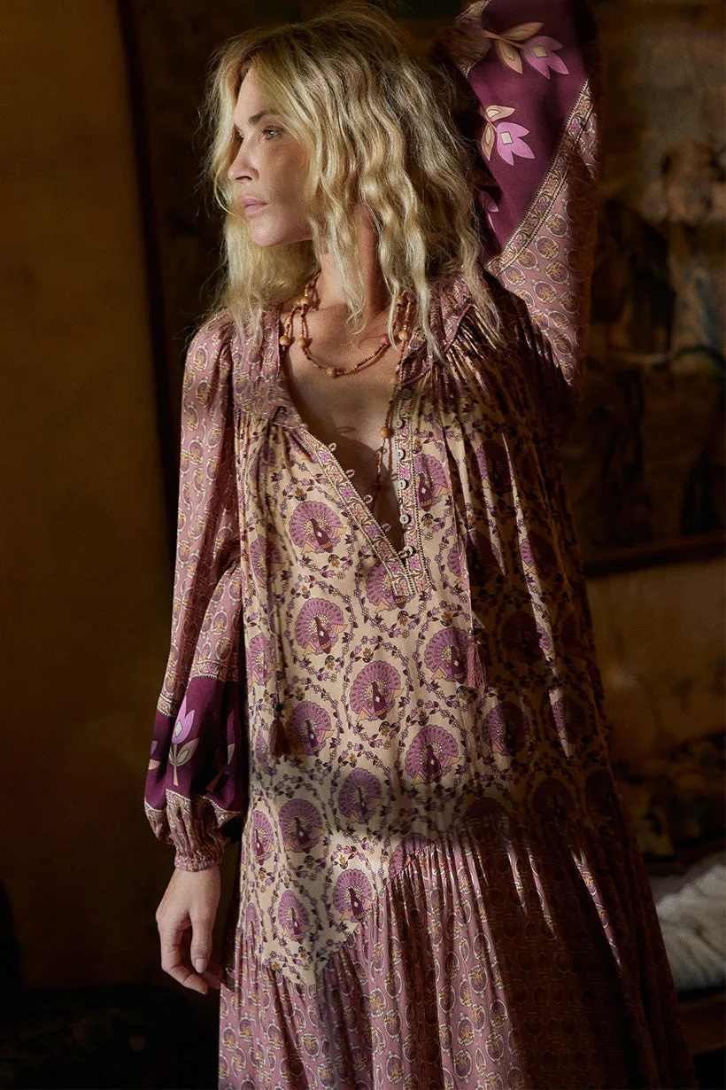 Spell Chateau Boho Gown - Grape