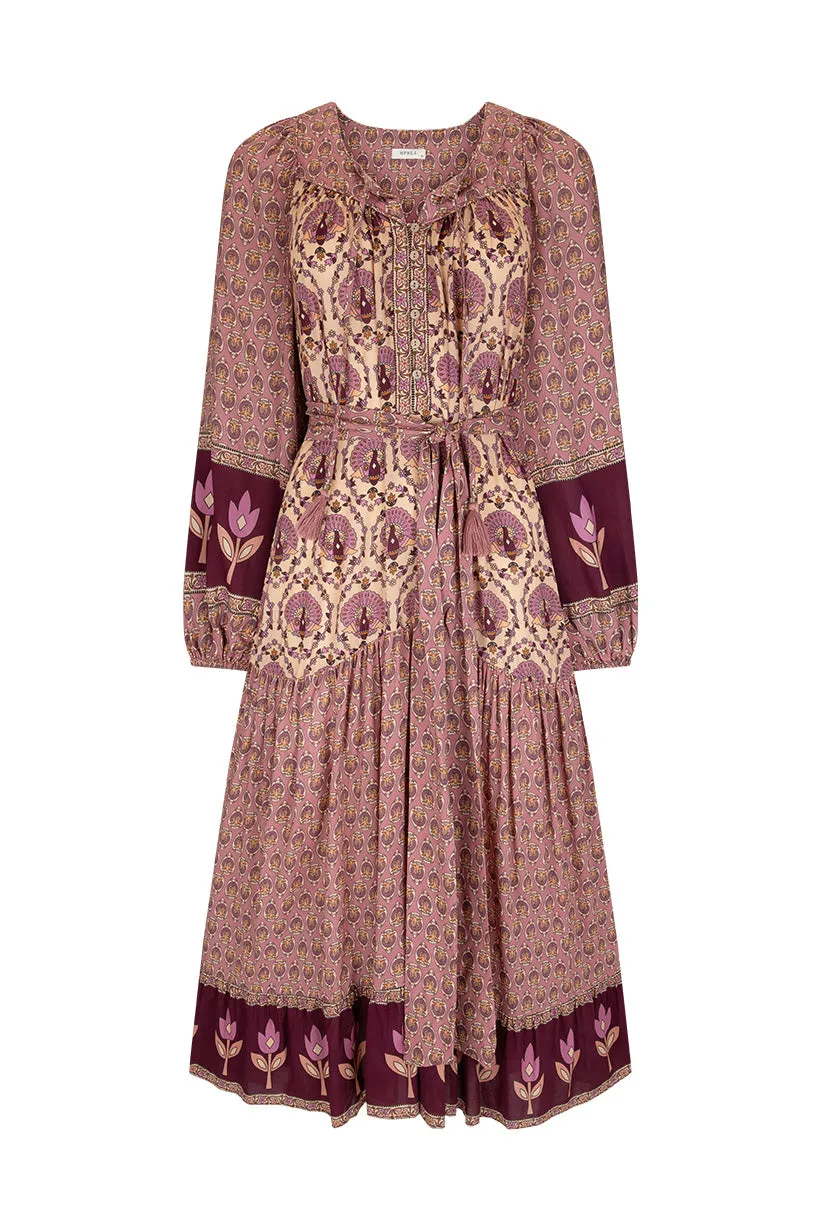 Spell Chateau Boho Gown - Grape