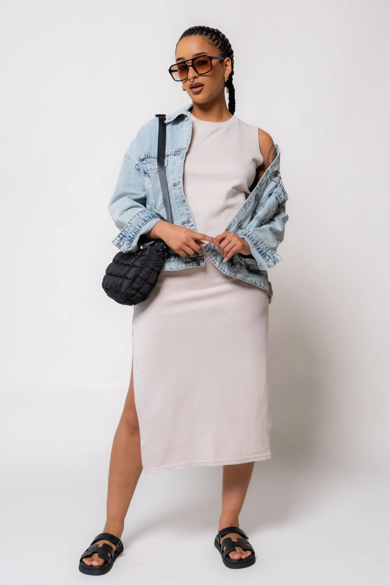 Stonewash Denim Boyfriend Jacket