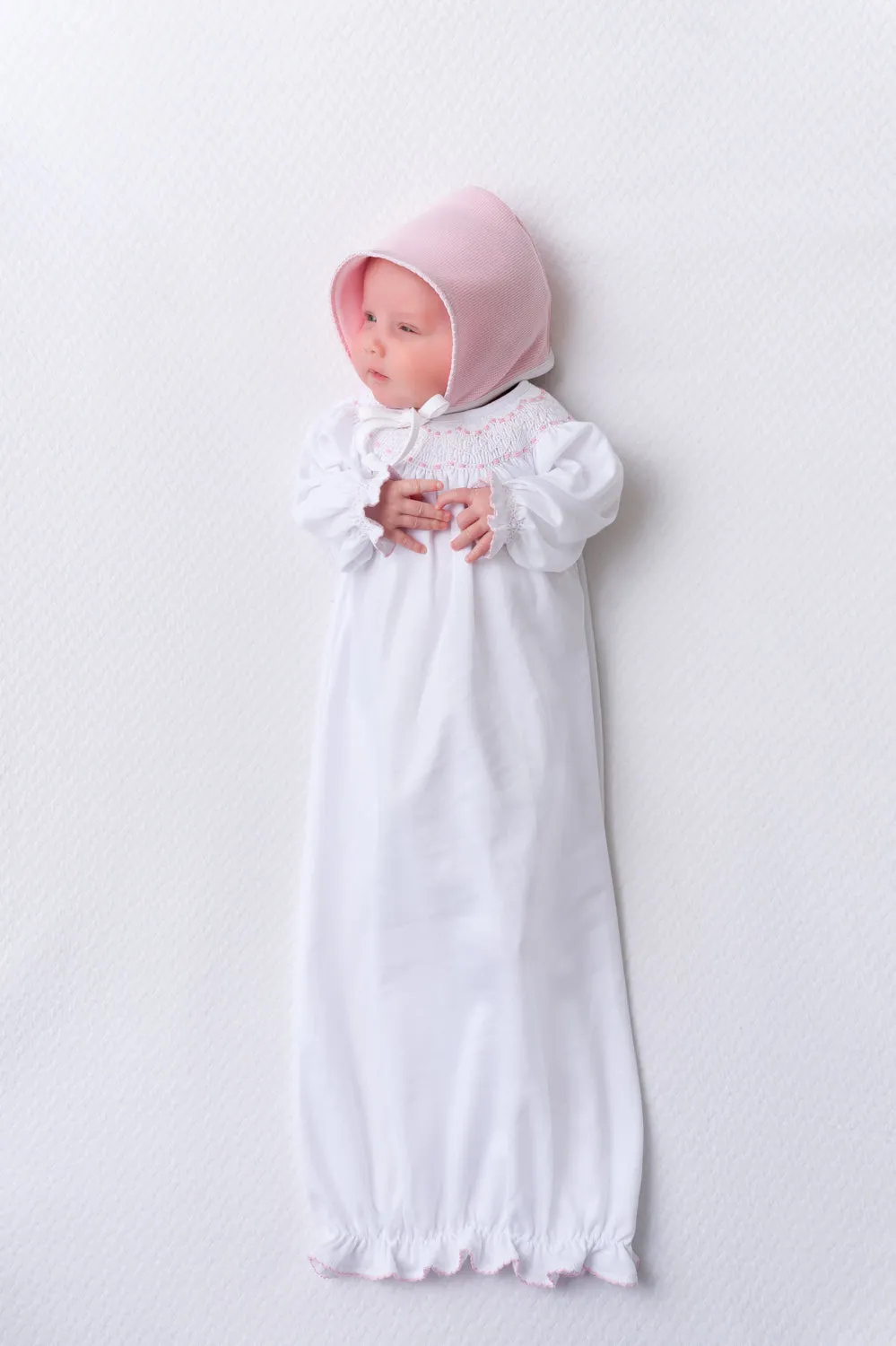 Sweetly Smocked Greeting Gown 3-6M