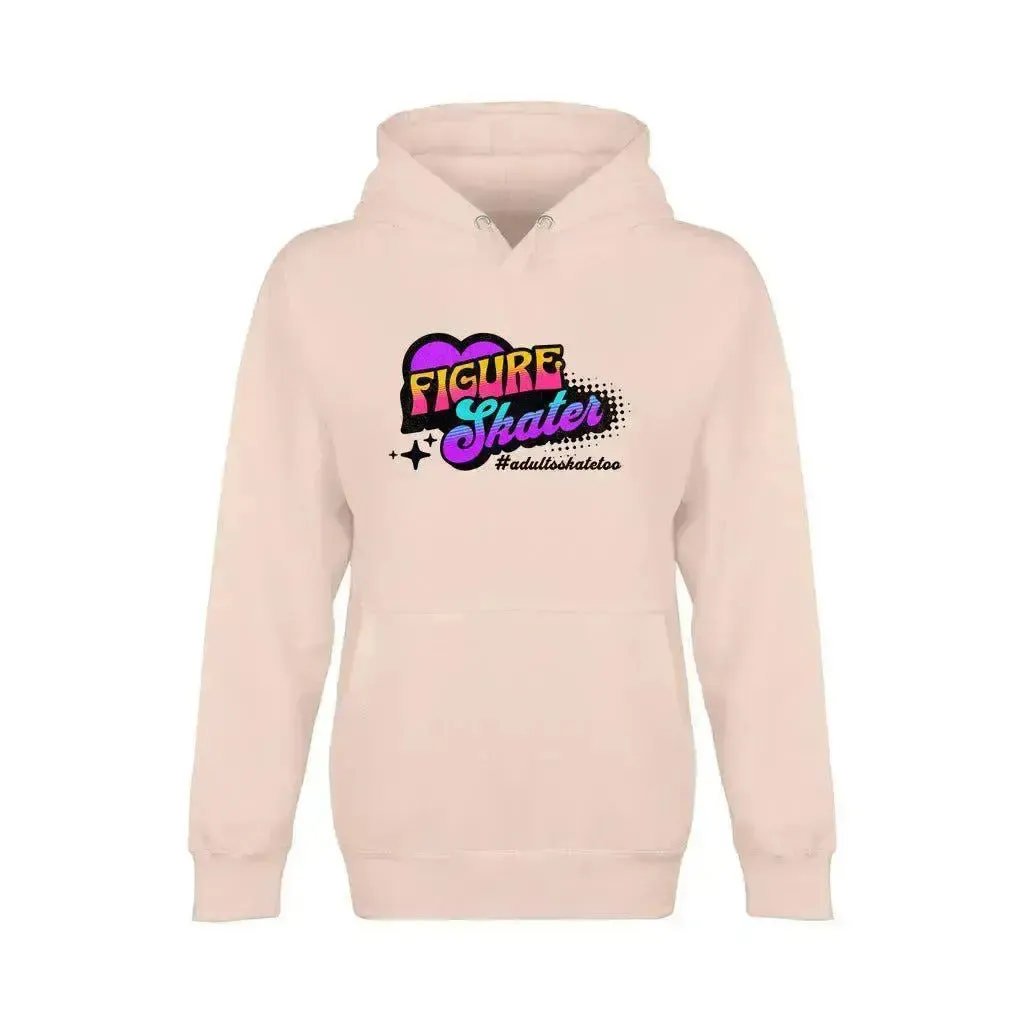 Vintage Figure Skater Unisex Premium Pullover Hoodie