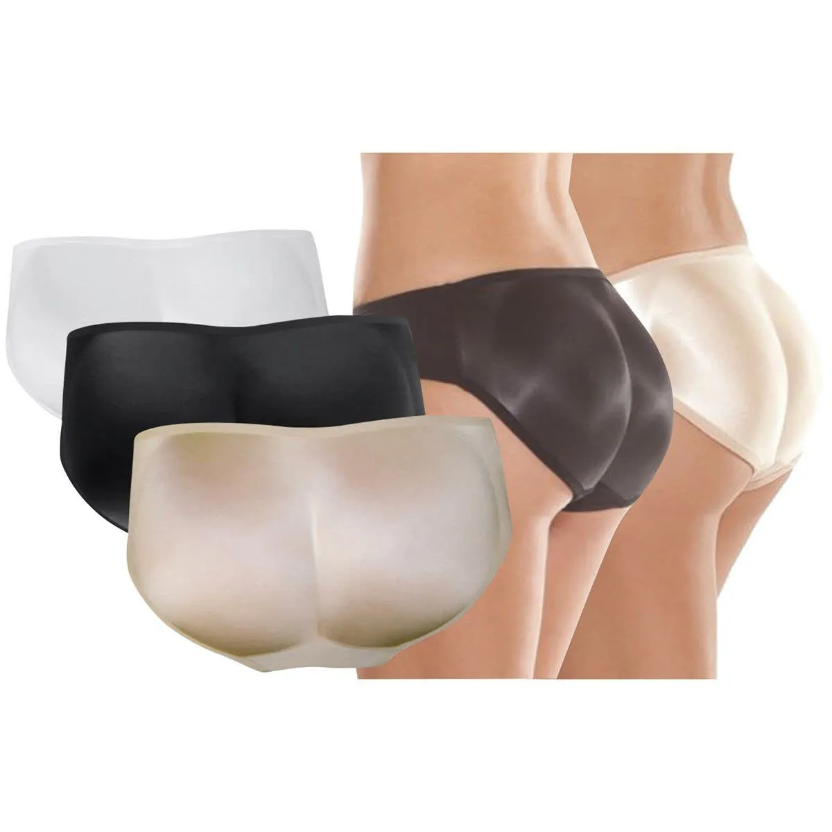 Women's Padded Panty Brief Instant Butt Booster