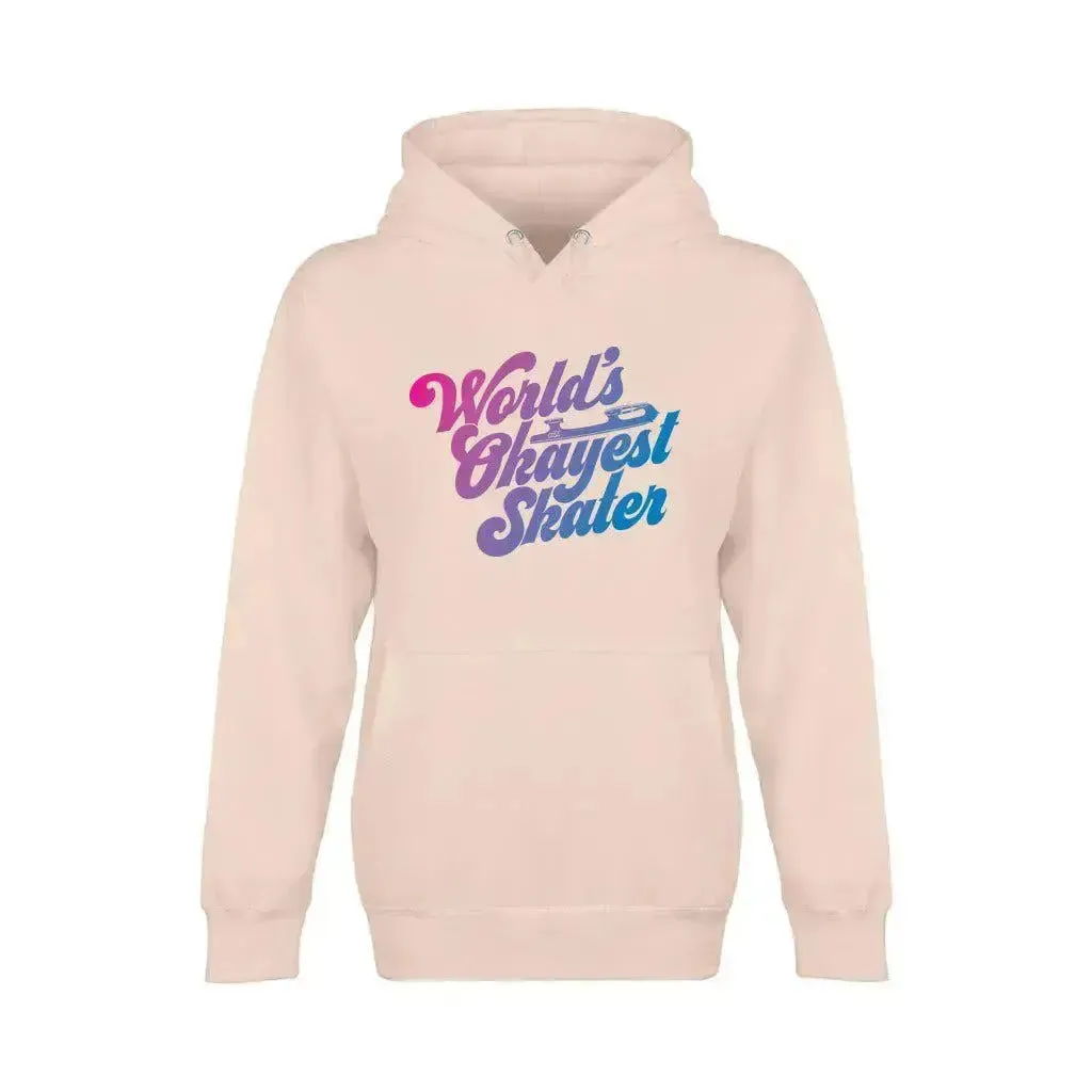 World's Okayest Skater Unisex Premium Pullover Hoodie