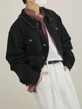 Zhou Distressed Edges Denim Jacket