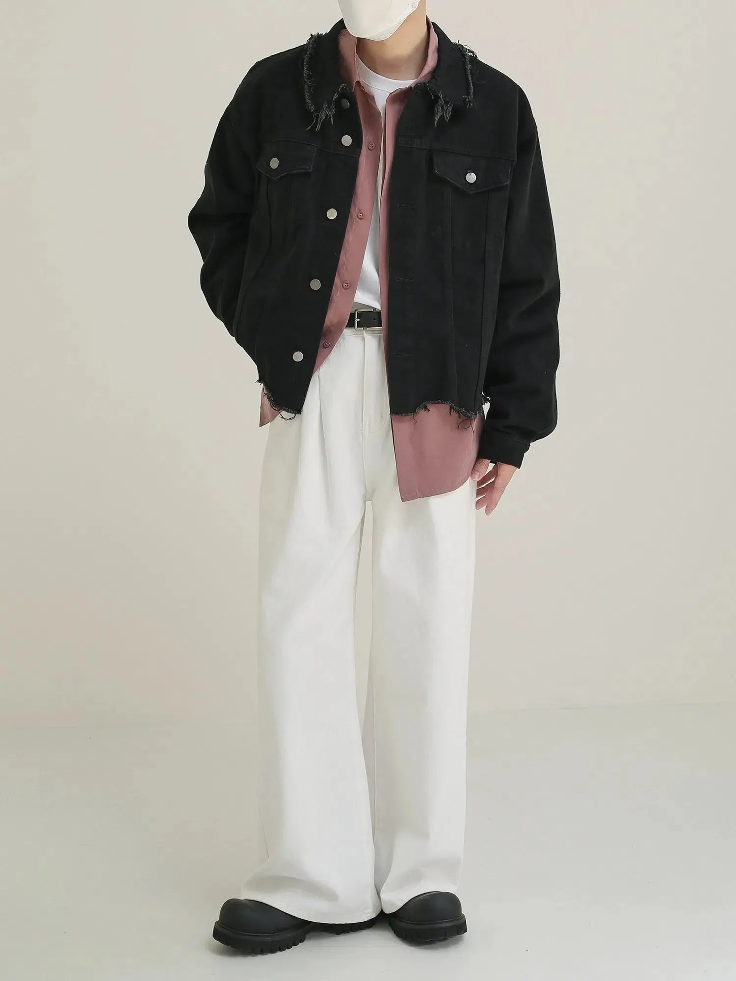 Zhou Distressed Edges Denim Jacket
