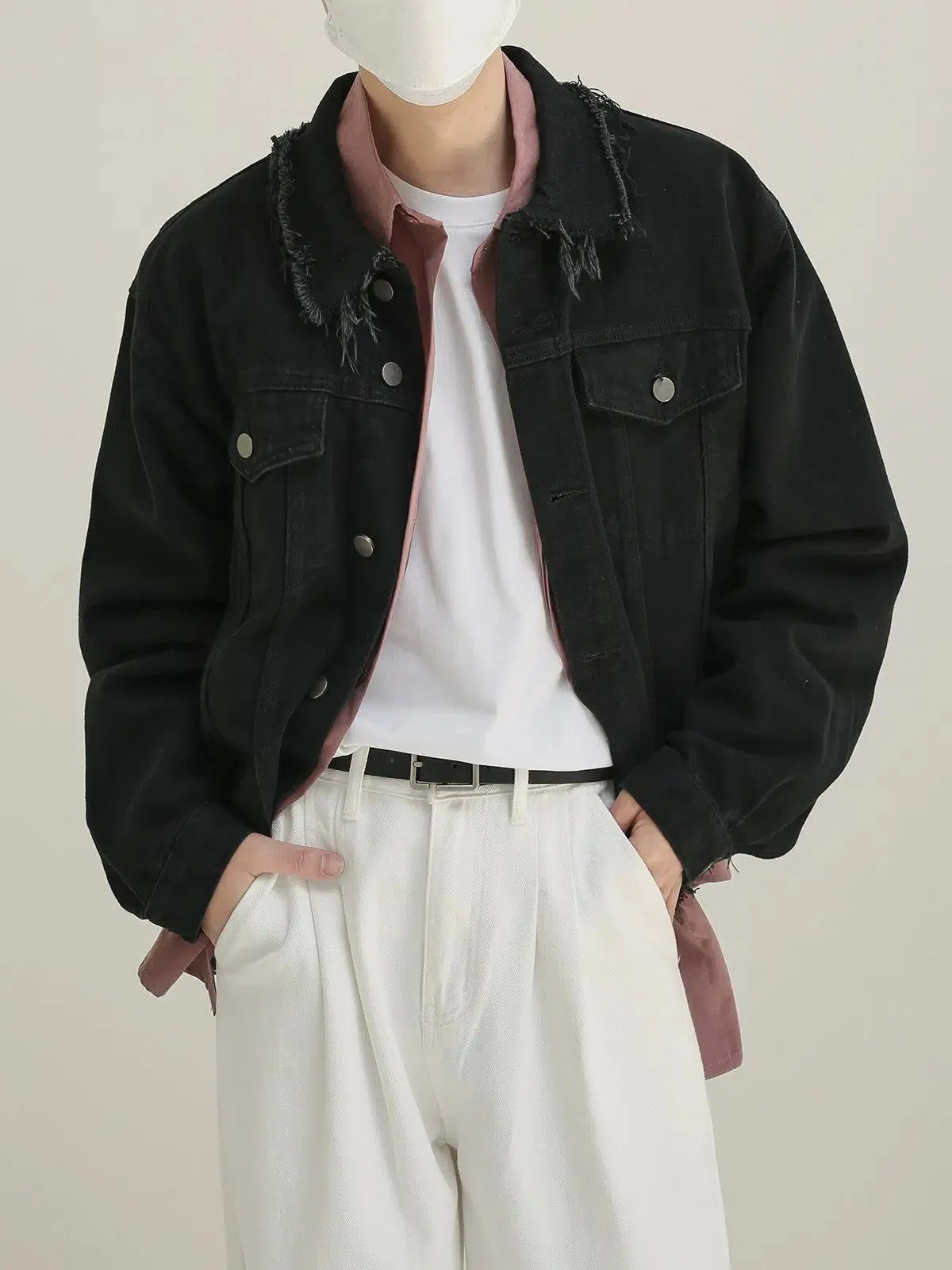 Zhou Distressed Edges Denim Jacket